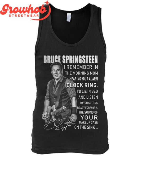 Bruce Springsteen Clock Ring Remember T-Shirt