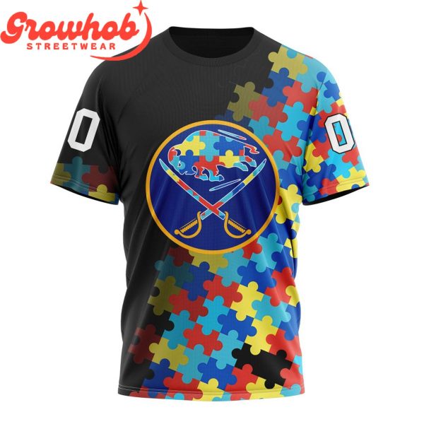 Buffalo Sabres Autism Awareness Support Hoodie Shirts