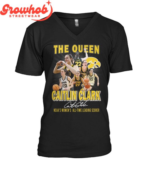 Caitlin Clark Iowa Hawkeyes The Queen T-Shirt
