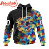 Buffalo Sabres Autism Awareness Support Hoodie Shirts