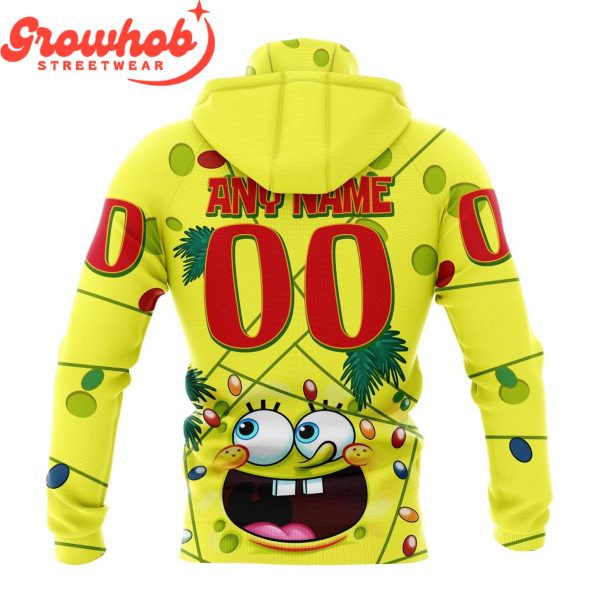 Calgary Flames Fan SpongeBob Personalized Hoodie Shirts