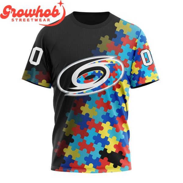 Carolina Hurricanes Autism Awareness Support Hoodie Shirts