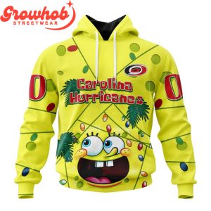 Carolina Hurricanes Fan SpongeBob Personalized Hoodie Shirts