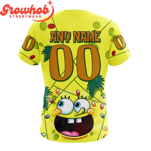 Chicago Blackkawks Fan SpongeBob Personalized Hoodie Shirts