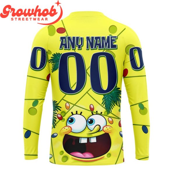 Columbus Blue Jackets Fan SpongeBob Personalized Hoodie Shirts