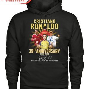 Cristiano Ronaldo 39th Anniversary The Memories T-Shirt