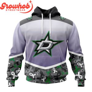 Dallas Stars Fights Again All Cancer Hoodie Shirts