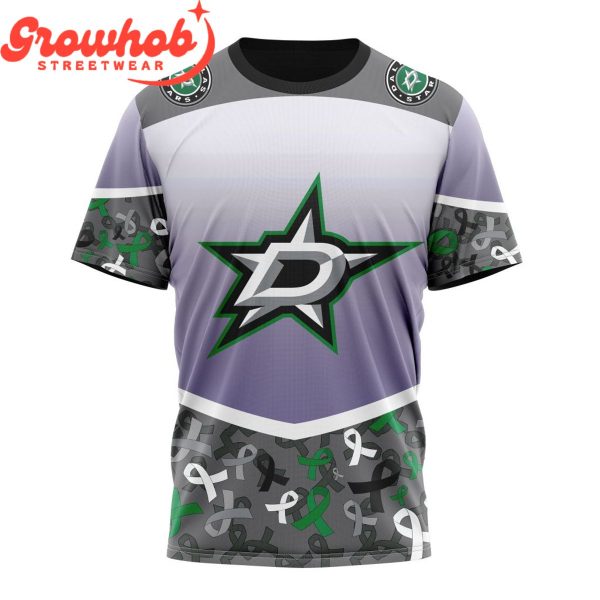 Dallas Stars Fights Again All Cancer Hoodie Shirts