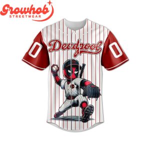 Deadpool Los Angeles Dodgers Personalized Baseball Jersey