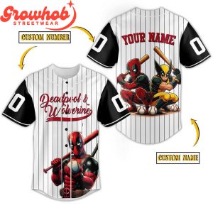 Deadpool & Wolverine Los Angeles Dodgers Personalized Baseball Jersey