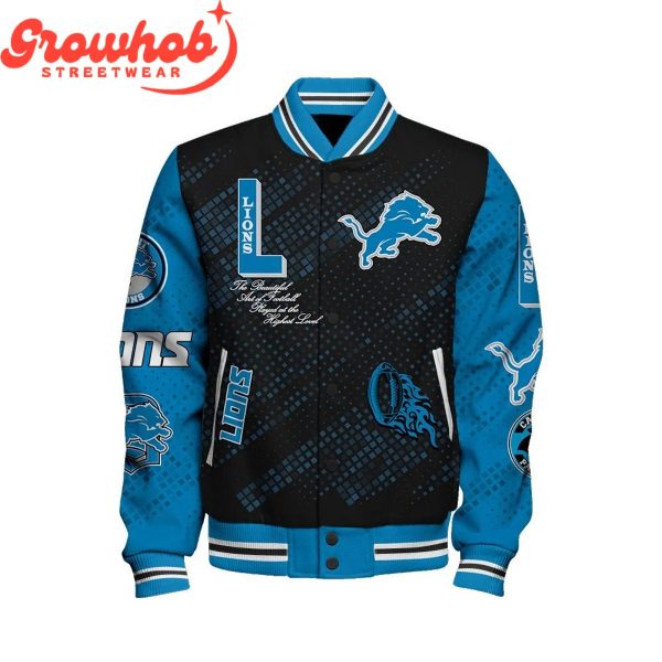 Detroit Lions Fan Sport Baseball Jacket