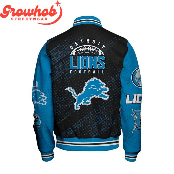 Detroit Lions Fan Sport Baseball Jacket