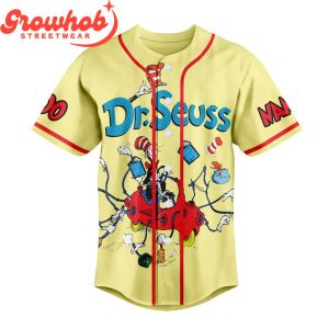 Dr. Seuss Teacher Of All Things Personalized Baseball Jersey