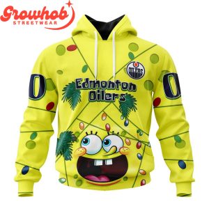 Edmonton Oilers Fan SpongeBob Personalized Hoodie Shirts