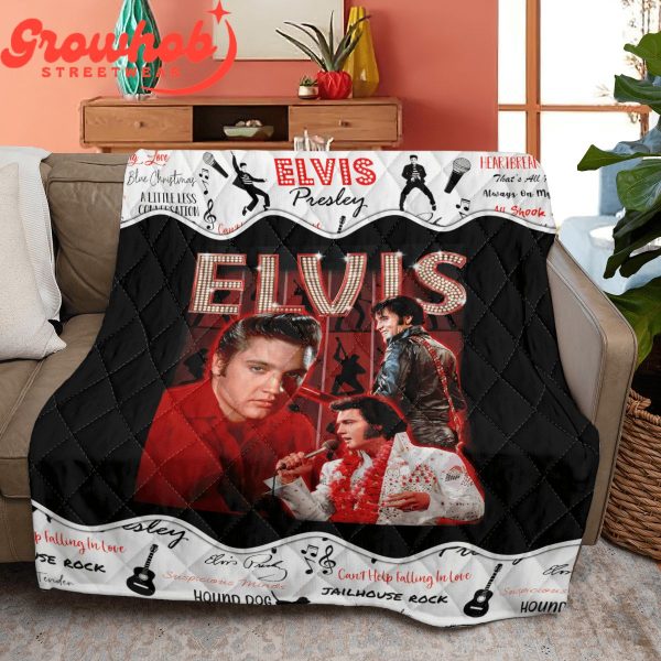 Elvis Presley Falling In Love Fleece Blanket Quilt