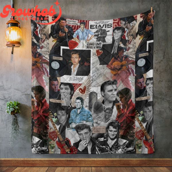 Elvis Presley Fan Love Movies Fleece Blanket Quilt