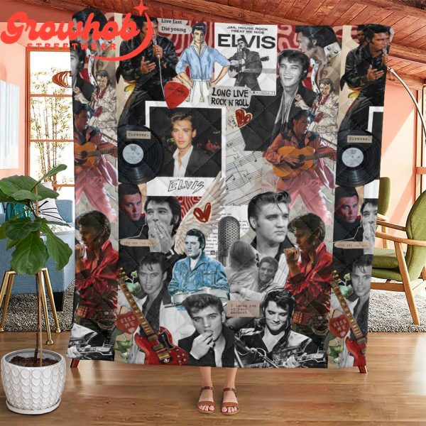 Elvis Presley Fan Love Movies Fleece Blanket Quilt