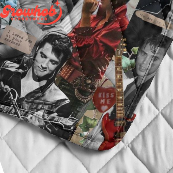 Elvis Presley Fan Love Movies Fleece Blanket Quilt