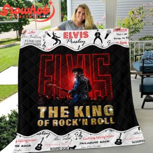 Elvis Presley Fan Love The Legend Fleece Blanket Quilt