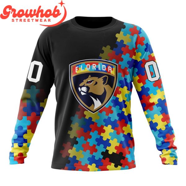 Florida Panthers Autism Awareness Support Hoodie Shirts