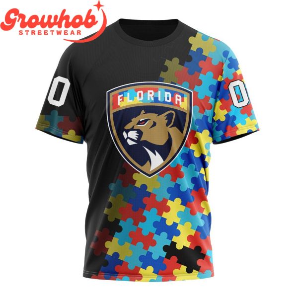 Florida Panthers Autism Awareness Support Hoodie Shirts