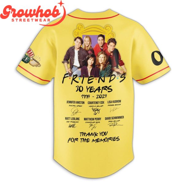 Friends Limited 30 Years Memories Personalized Baseball Jersey