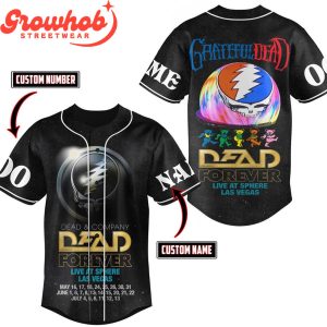 Grateful Dead Fans Las Vegas Forever Personalized Baseball Jersey
