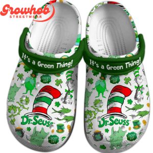 Grinch It’s A Green Thing St. Patrick’s Day Fan Love Crocs Clogs