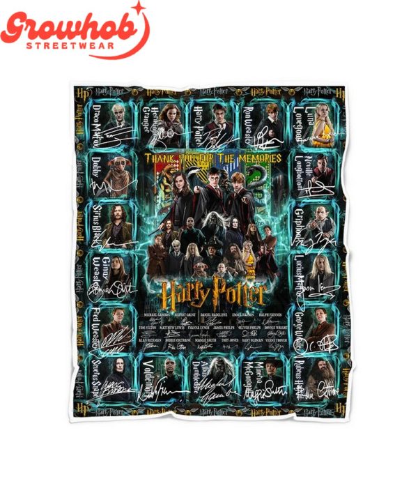 Harry Potter Thank You For The Memories Love Fleece Blanket Quilt