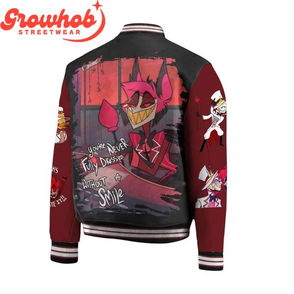 Hazbin Hotel Fans Without A Smile Baseball Jacket