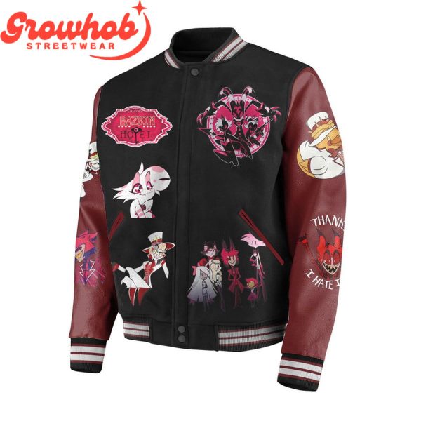 Hazbin Hotel Fans Without A Smile Baseball Jacket