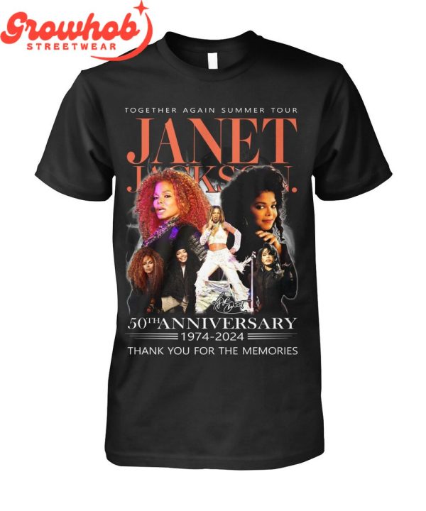 Janet Jackson 50th Anniversary Thank You T-Shirt