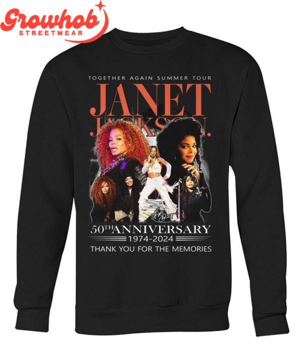 Janet Jackson 50th Anniversary Thank You T-Shirt