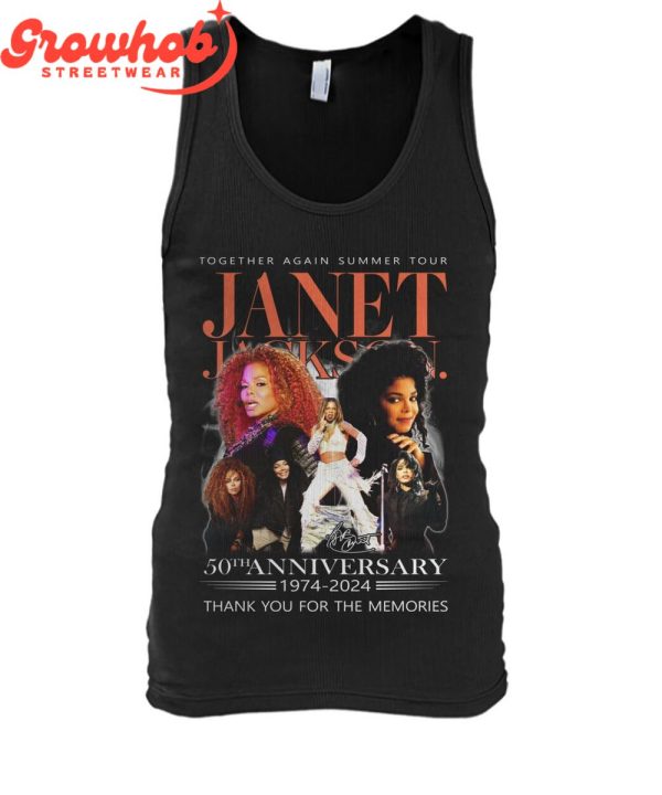 Janet Jackson 50th Anniversary Thank You T-Shirt