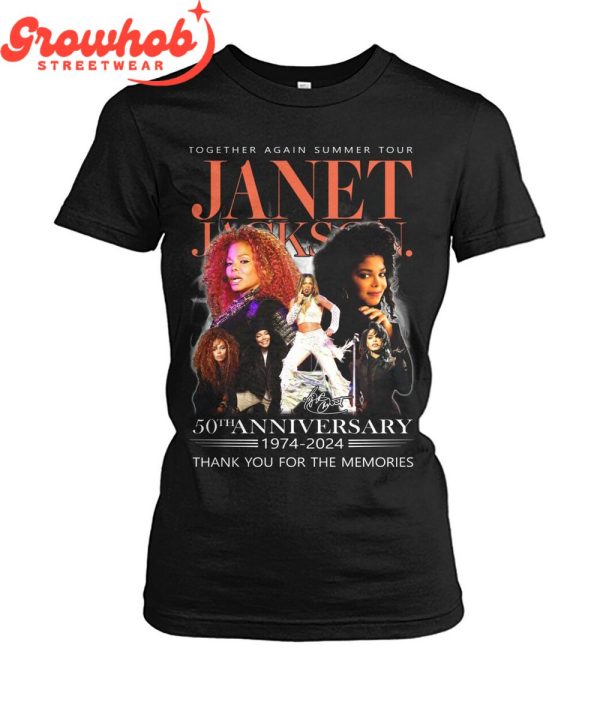 Janet Jackson 50th Anniversary Thank You T-Shirt