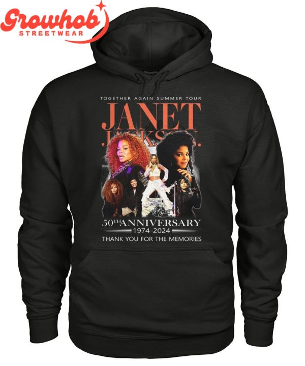 Janet Jackson 50th Anniversary Thank You T-Shirt