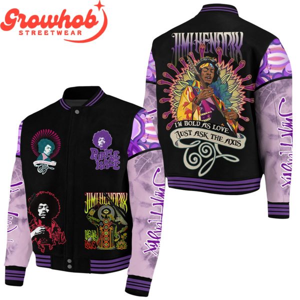 Jimi Hendrix Bold As Love Baseball Jacket