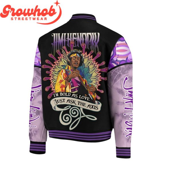 Jimi Hendrix Bold As Love Baseball Jacket