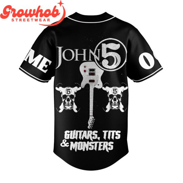 John 5 Fans  Guitar Monsters Personalized Baseball Jersey