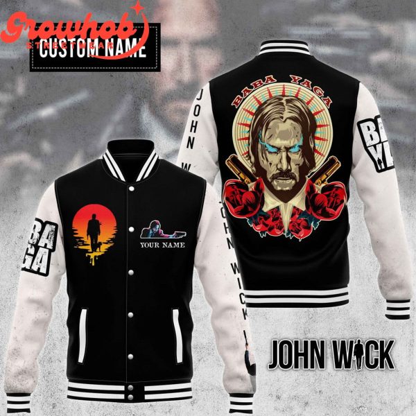 John Wick Fans I Need Guns Personalized Baseball Jacket