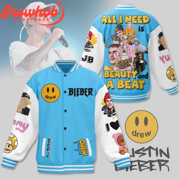 Justin Bieber Beauty And The Beat Baseball Jacket