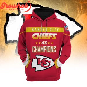 Kansas City Chiefs 4 Times Champions Super Bowl Legend Hoodie Shirts