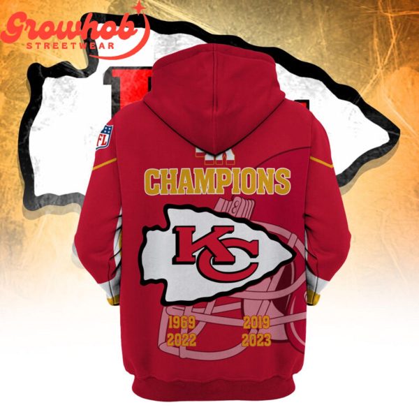 Kansas City Chiefs 4 Times Champions Super Bowl Legend Hoodie Shirts