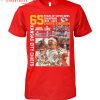 Kansas City Chiefs 65 Years Of Super Bowl Champions 1959-2024 T-Shirt