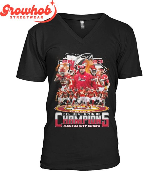 Kansas City Chiefs AFC Champions Fan Celebrating T-Shirt