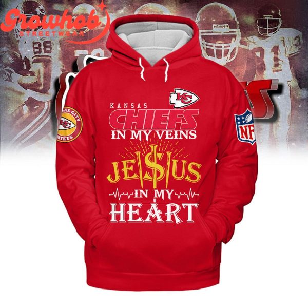 Kansas City Chiefs Jesus In My Heart Hoodie Shirts