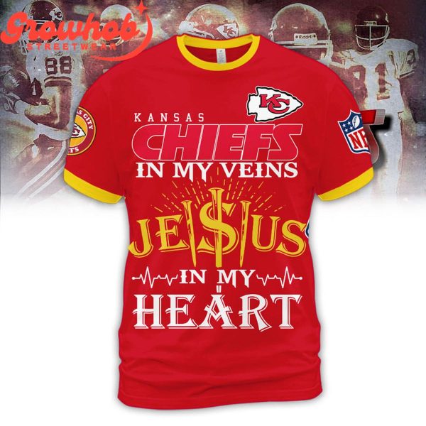 Kansas City Chiefs Jesus In My Heart Hoodie Shirts