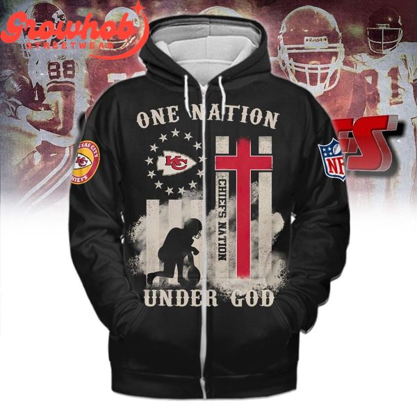 Kansas City Chiefs One Nation Hoodie Shirts Black