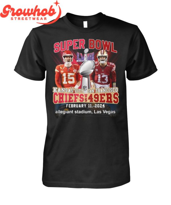 Kansas City Chiefs San Francisco 49ers Super Bowl Game T-Shirt