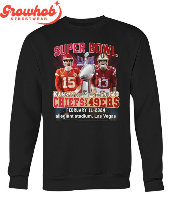 Kansas City Chiefs San Francisco 49ers Super Bowl Game T-Shirt